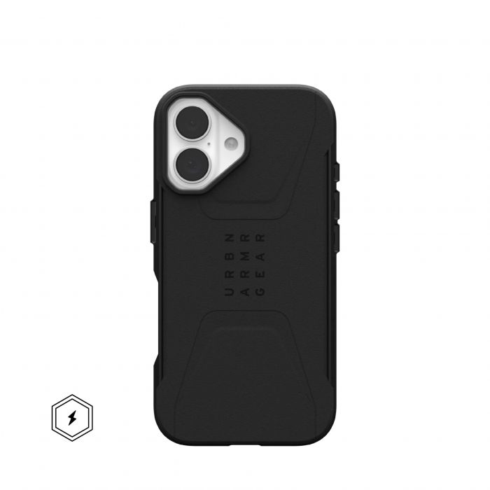 Чохол UAG для iPhone 16, Civilian Magsafe, Black