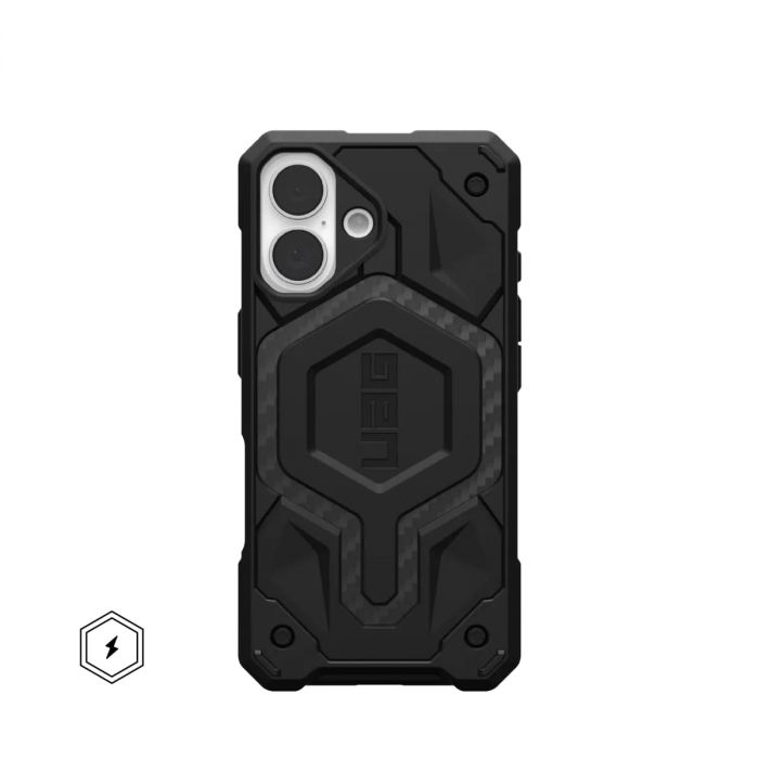 Чохол UAG для iPhone 16, Monarch Pro Magsafe, Carbon Fiber