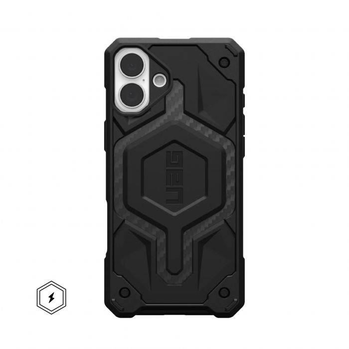 Чохол UAG для iPhone 16 Plus, Monarch Pro Magsafe, Carbon Fiber