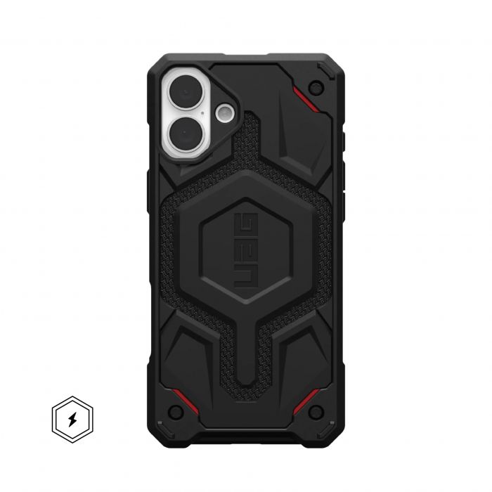 Чохол UAG для iPhone 16 Plus, Monarch Pro Magsafe, Kevlar Black