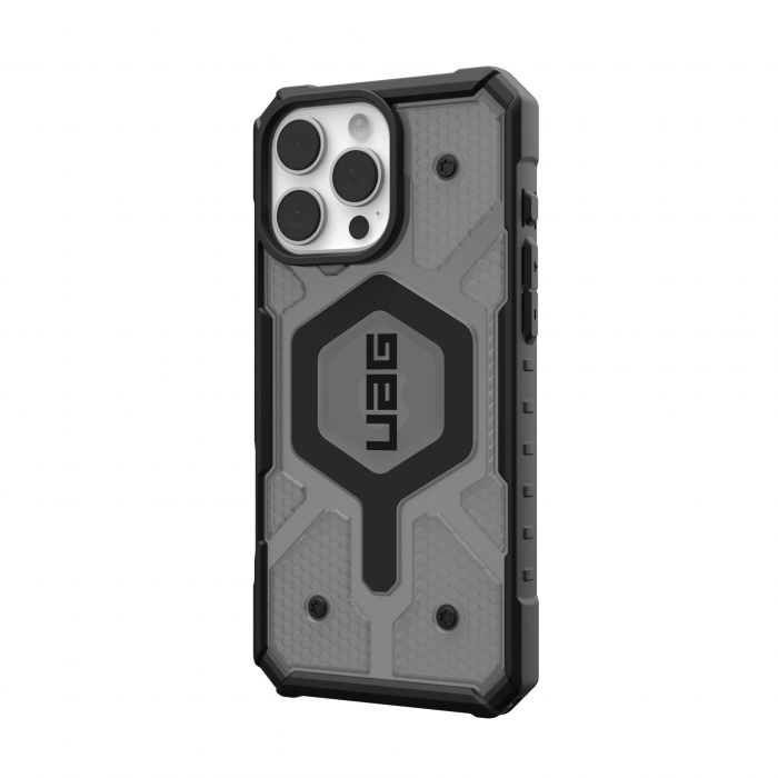 Чохол UAG для iPhone 16 Pro Max, Pathfinder Clear Magsafe, Ash