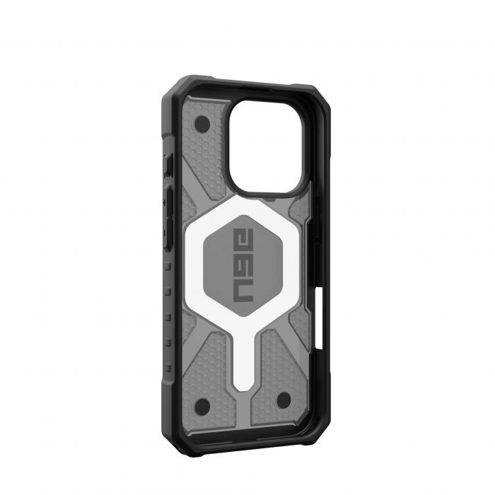 Чохол UAG для iPhone 16 Pro, Pathfinder Clear Magsafe, Ash