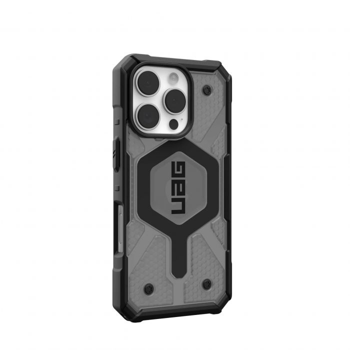 Чохол UAG для iPhone 16 Pro, Pathfinder Clear Magsafe, Ash