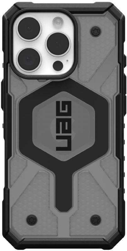 Чохол UAG для iPhone 16 Pro, Pathfinder Clear Magsafe, Ash