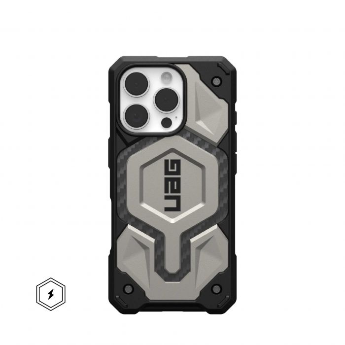 Чохол UAG для iPhone 16 Pro, Monarch Pro Magsafe, Titanium