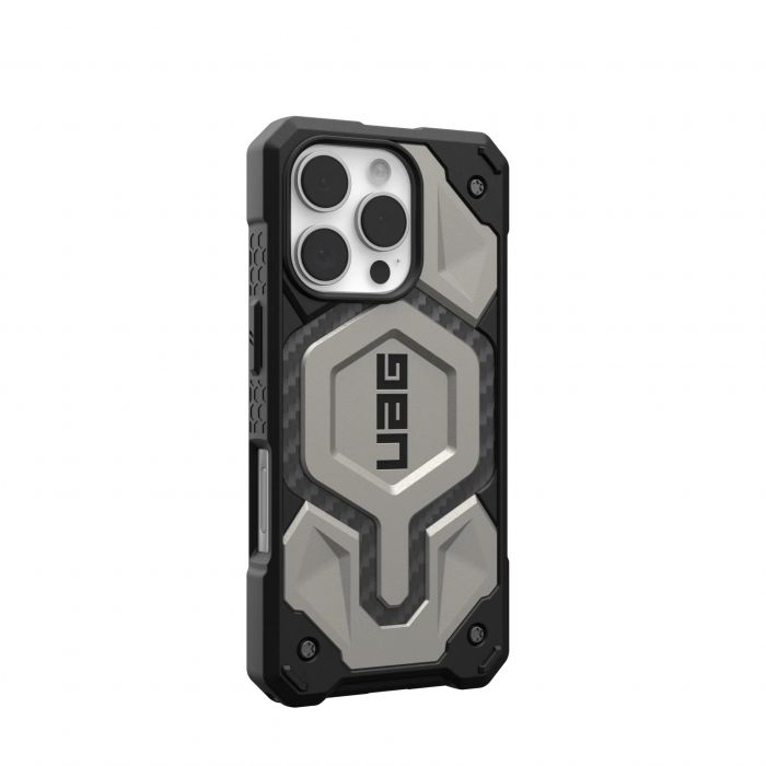 Чохол UAG для iPhone 16 Pro, Monarch Pro Magsafe, Titanium