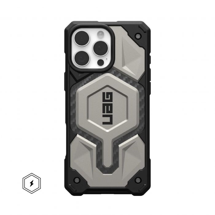 Чохол UAG для iPhone 16 Pro Max, Monarch Pro Magsafe, Titanium