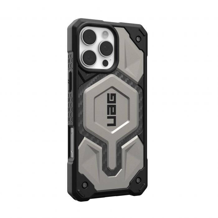 Чохол UAG для iPhone 16 Pro Max, Monarch Pro Magsafe, Titanium