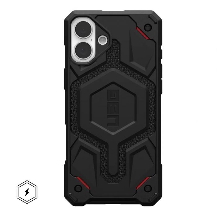 Чохол UAG для iPhone 16, Monarch Pro Magsafe, Kevlar Black