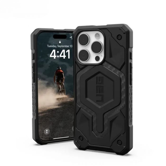 Чохол UAG для iPhone 16 Pro, Monarch, Carbon Fiber