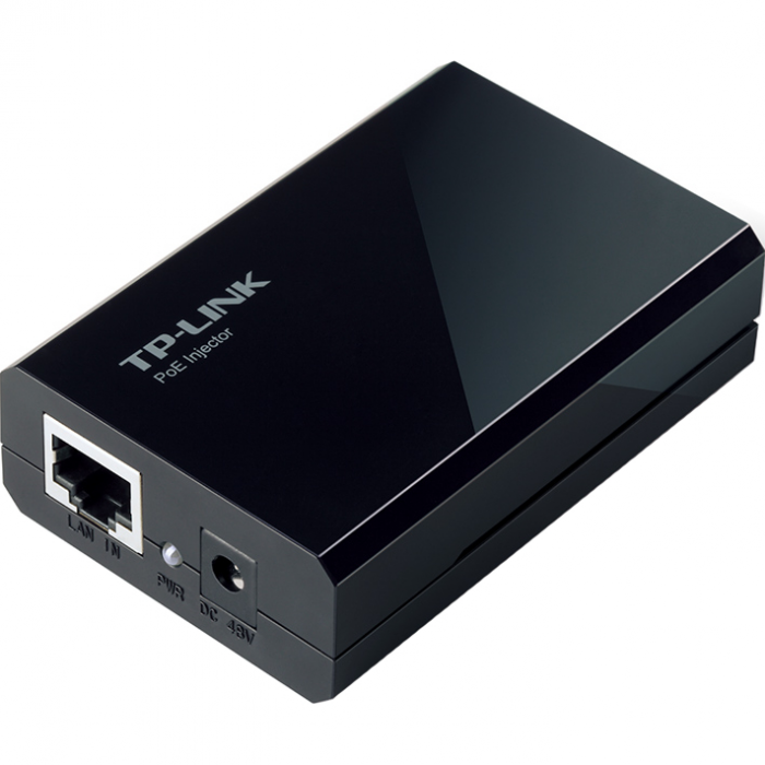 Інжектор PoE TP-LINK POE150S 1xGE, 1xGE PoE, 48Вт