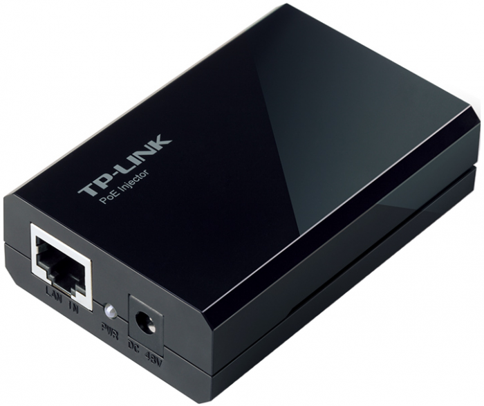 Інжектор PoE TP-LINK POE150S 1xGE, 1xGE PoE, 48Вт