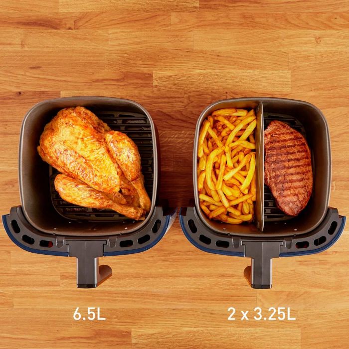 Мультипіч Tefal EasyFry&Grill XXL, 1830Вт, чаша-6.5л, сенсорне керув., 8 програм, пластик, чорно-синій