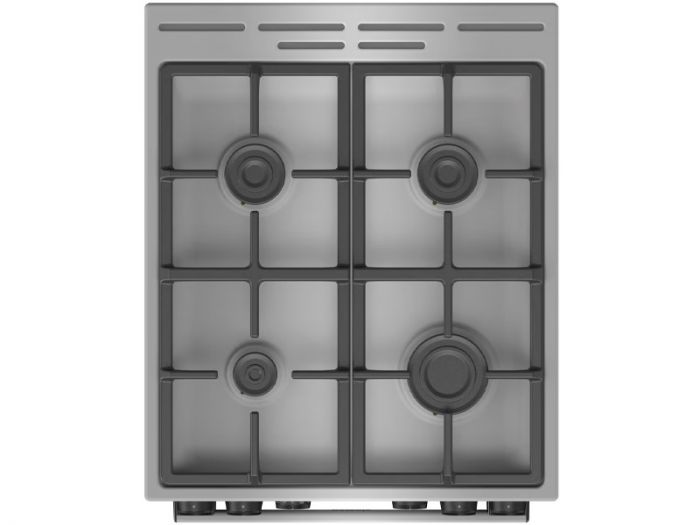 Плита Gorenje комбінована, 70л, 50x60см, дисплей, чавун, нерж