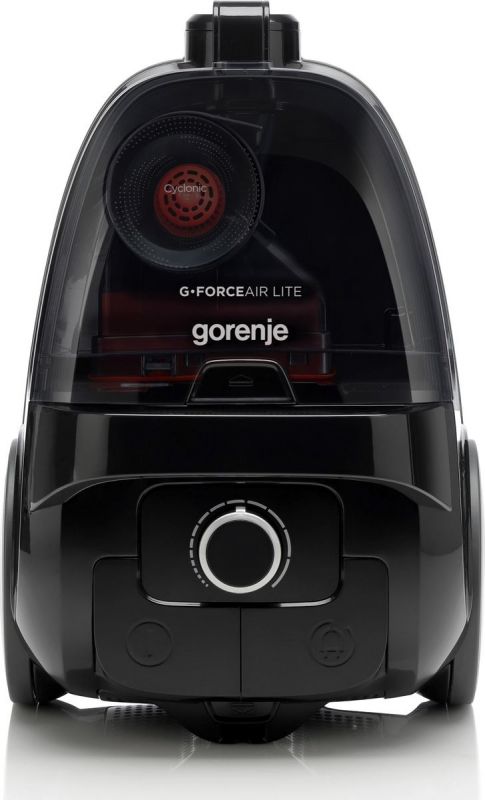 Пилосос Gorenje контейнерний, 700Вт, конт пил -3.3л, HEPA, щітка Xpand Zone, чорний