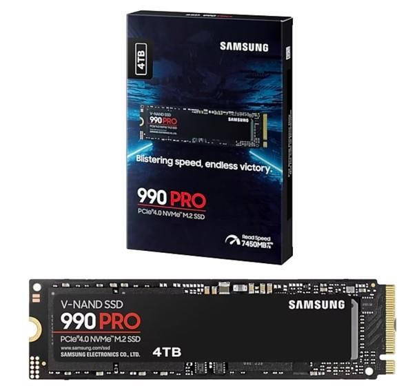 Накопичувач SSD Samsung M.2 4TB PCIe 4.0 990PRO