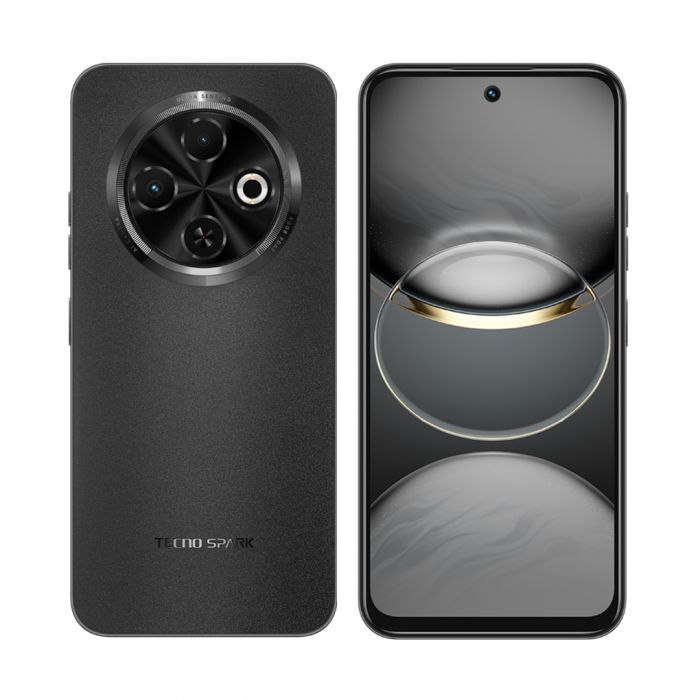 Смартфон TECNO Spark 30C (KL5n) 6.67" 6/128ГБ, 2SIM, 5000мА•год, Orbit Black