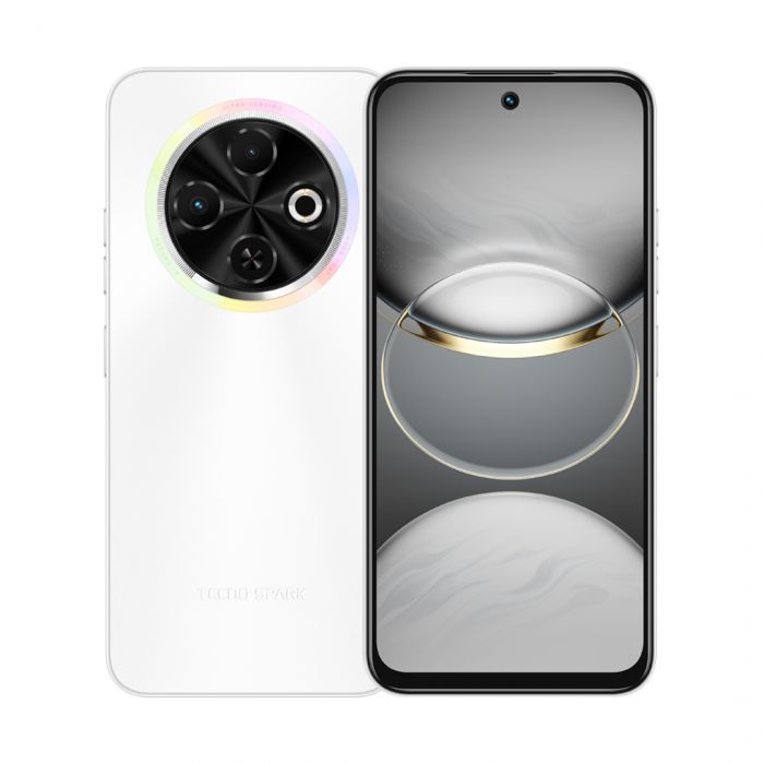 Смартфон TECNO Spark 30C (KL5n) 6.67" 4/128ГБ, 2SIM, 5000мА•год, Orbit White