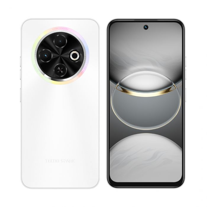 Смартфон TECNO Spark 30C (KL5n) 6.67" 4/128ГБ, 2SIM, 5000мА•год, Orbit White