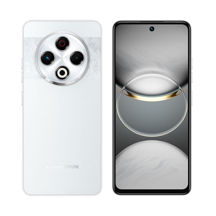 Смартфон TECNO Spark 30 (KL6) 6.78" 8/256ГБ, 2SIM, 5000мА•год, Astral Ice