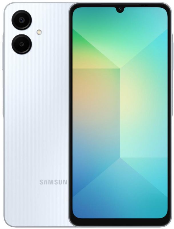 Смартфон Samsung Galaxy A06 (A065) 6.7" 4/128ГБ, 2SIM, 5000мА•год, блакитний світлий