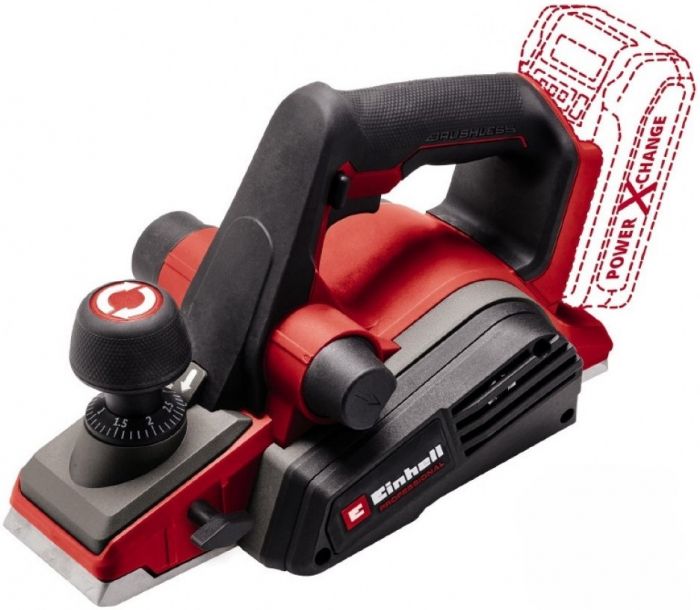 Рубанок акумуляторний Einhell Einhell TP-PL 18/3 Li BL - Solo PXC 18В 82мм до 2мм 2.63кг без АКБ та ЗП