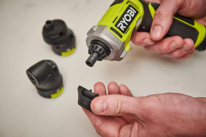 Викрутка акумуляторна Ryobi USB Lithium RSD4-120TA2 4В 1х2А·год 5Нм 200об·хв 2 насадки 10 біт 0.31кг кейс