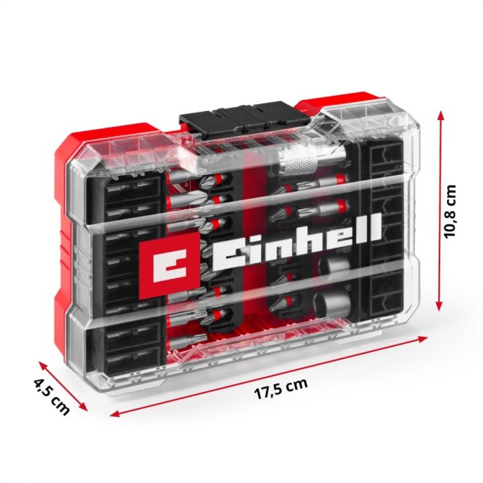 Біти Einhell, набір 42шт, HEX, PH, PZ, Torx, 50мм, кейс