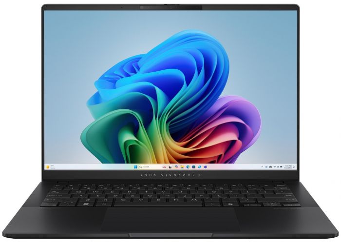Ноутбук ASUS Vivobook S 14 S5406SA-QD100 14" WUXGA OLED, Intel Ultra 7 256V, 16GB, F1TB, UMA, NoOS, Чорний