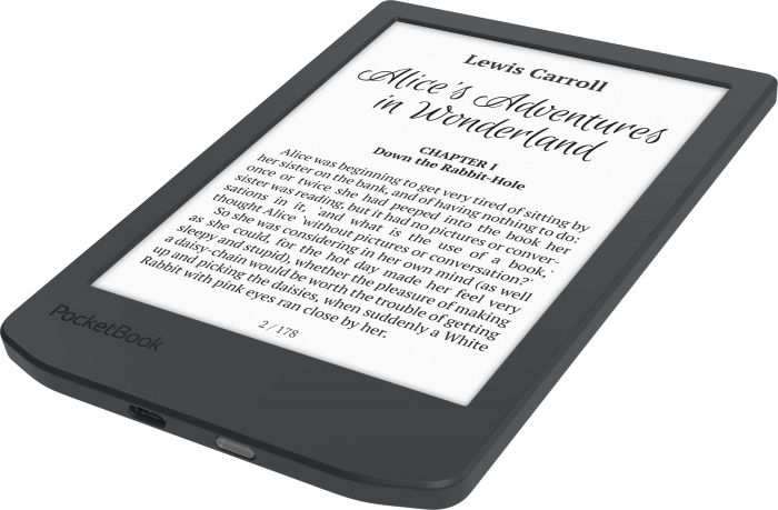 Електронна книга PocketBook 619 Verse Lite, Midnight Grey