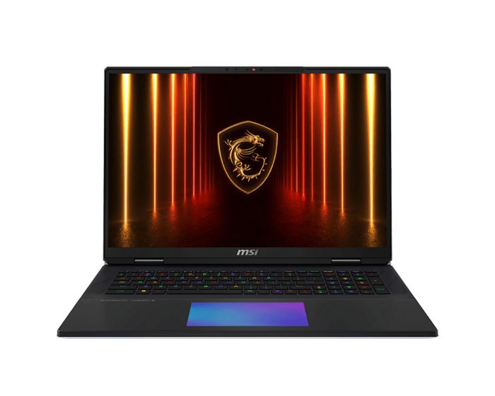 Ноутбук MSI Titan 18 HX AI A2XWJG-634UA 18" UHD+ mini LED 120Hz, Intel Ultra 9 285HX_24C_24T, 64GB, F6TB, NVD5090-24, W11P, чорний