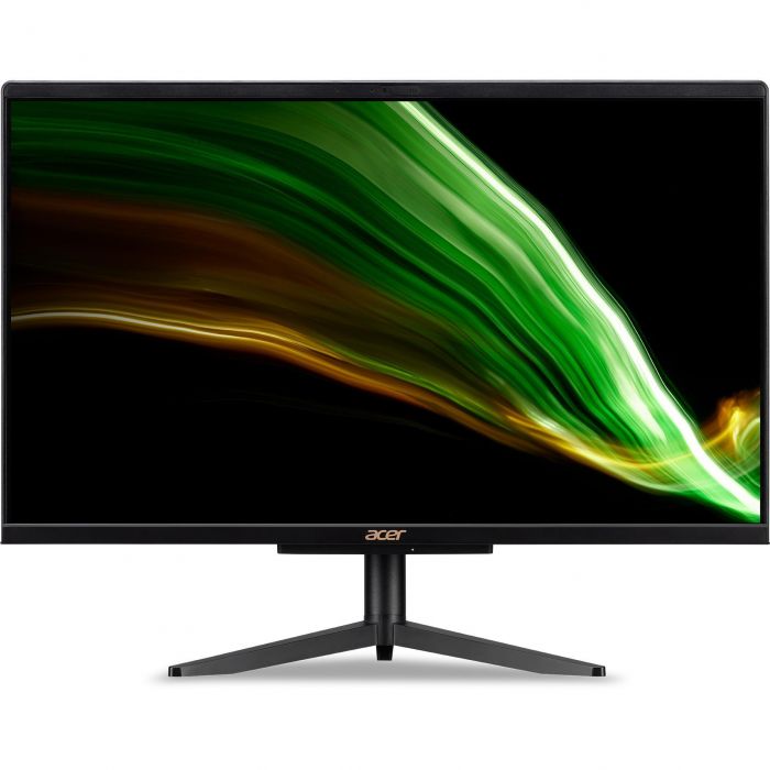 Комп'ютер персональний моноблок Acer Aspire C24-1600 23.8" FHD, Intel P N6005, 8GB, F256GB, UMA, WiFi, кл+м, Lin, чорний