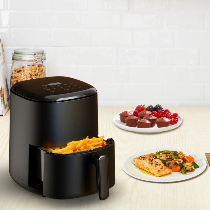 Мультипіч Tefal EasyFry Compact, 1300Вт, чаша-3л, сенсорне керув., пластик, чорний