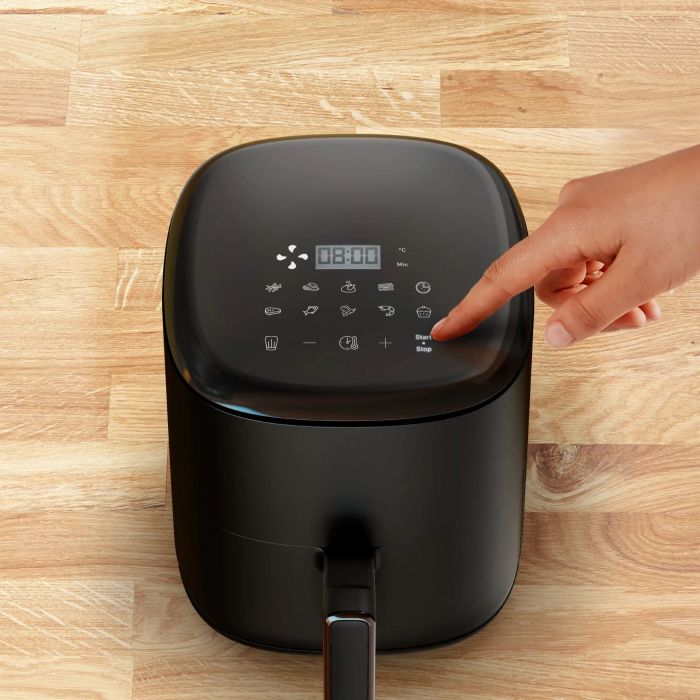 Мультипіч Tefal EasyFry Compact, 1300Вт, чаша-3л, сенсорне керув., пластик, чорний