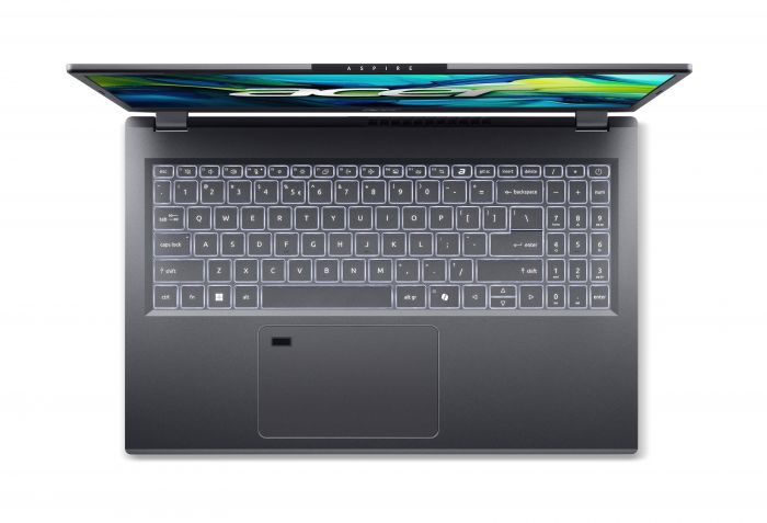 Ноутбук Acer Aspire 15 A15-51M 15.6" FHD IPS, Intel i9-13900H, 32GB, F1TB, UMA, Lin, сірий