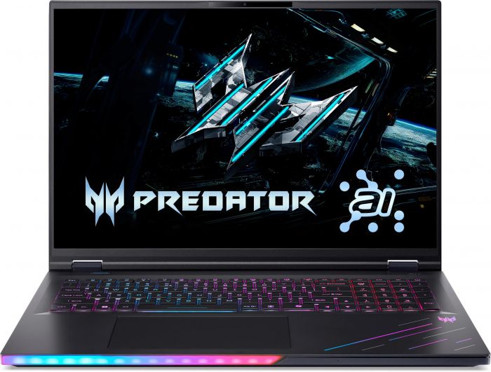 Ноутбук Acer Predator Helios 18 PH18-73 18" WQXGA IPS, Intel U9-275HX, 32GB, F1TB, NVD5080-16, Lin, чорний