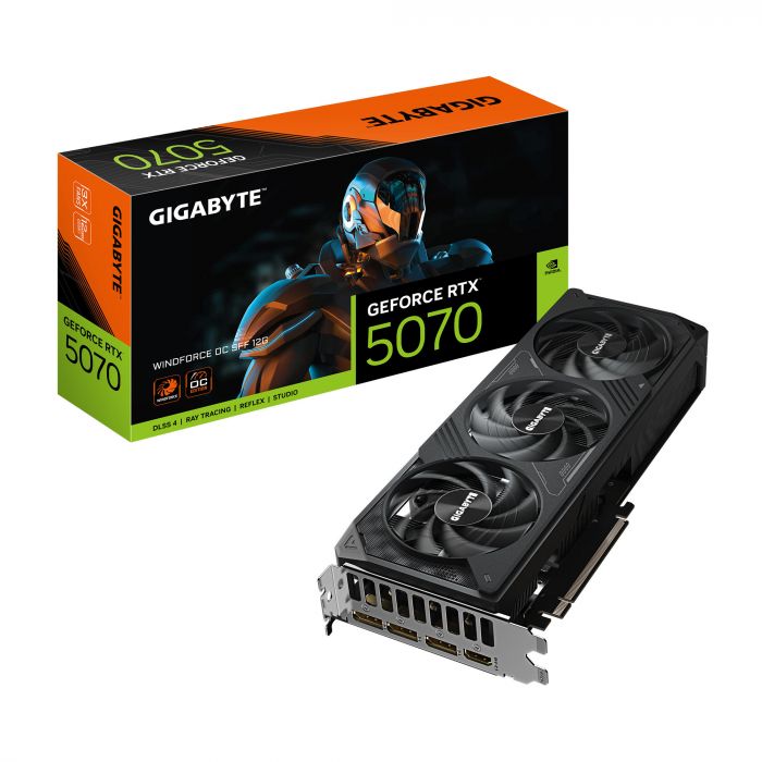 Відеокарта GIGABYTE GeForce RTX 5070 12GB GDDR7 WINDFORCE OC