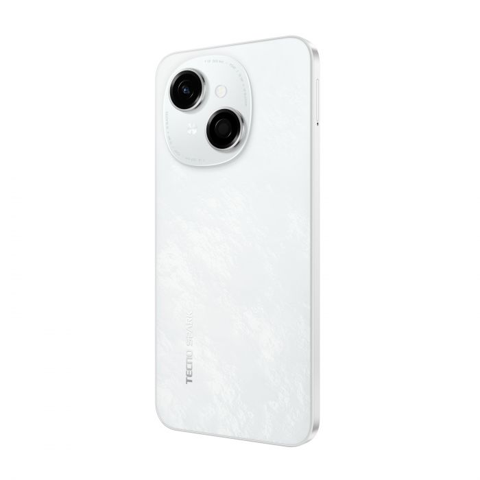 Смартфон TECNO Spark Go 1 (KL4) 6.67" 4/128ГБ, 2SIM, 5000мА•год, Glittery White