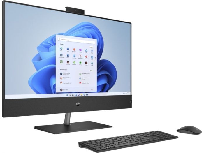 Комп'ютер персональний моноблок HP Pavilion 31.5" UHD IPS, Intel i7-13700T, 32GB, F1TB, NVD3050-4, WiFi, кл+м, DOS, чорний