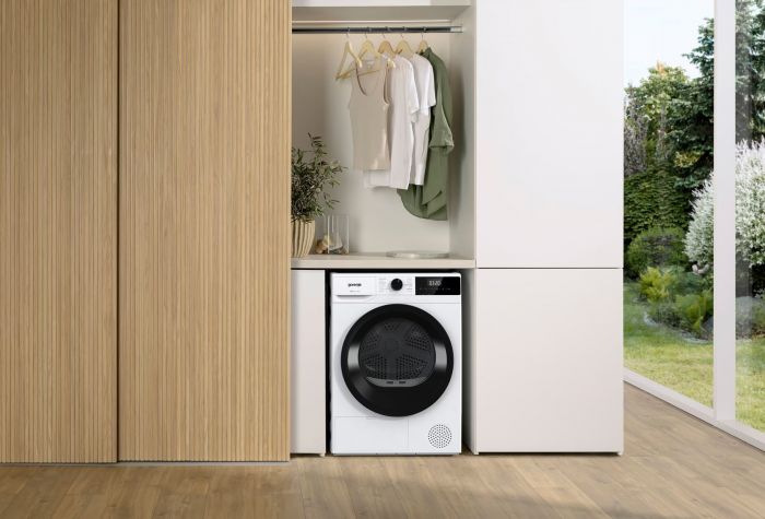 Сушильна машина Gorenje конденсаційна, 8кг, А++, 60см, дисплей, білий