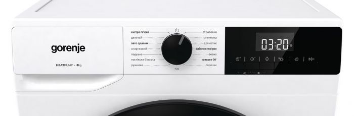 Сушильна машина Gorenje конденсаційна, 8кг, А++, 60см, дисплей, білий