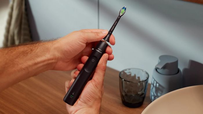 Щітка зубна електр. Philips, Sonicare 5300 Series, 62т. колив/хв, насадок-1, чорний