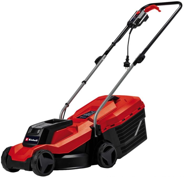 Газонокосарка електрична Einhell GC-EM 1000/32, 1000 Вт, 32 см, 20-70 мм, бак 30 л, до 300 м2, 7.91 кг