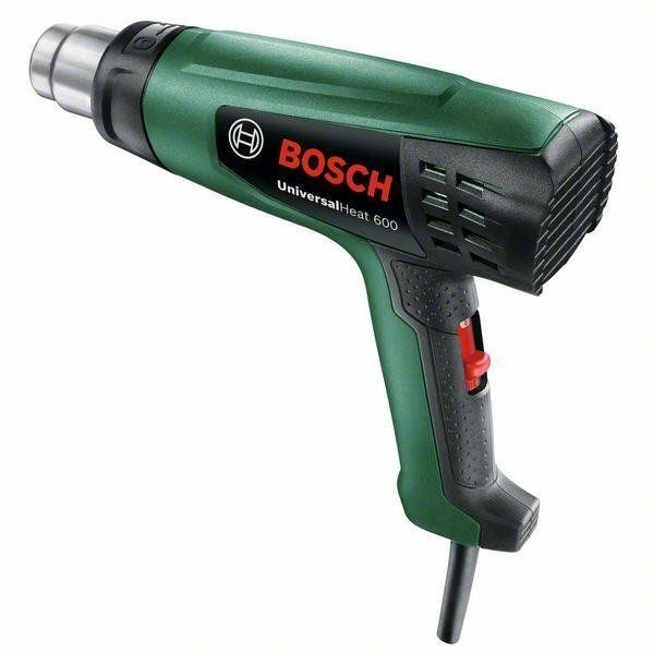 Фен будівельний Bosch UniversalHeat 600, 1800Вт, 200/350/500л/хв, 50/300/600°C, 0.53 кг