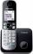 Радіотелефон DECT Panasonic KX-TG6811UAB, чорний