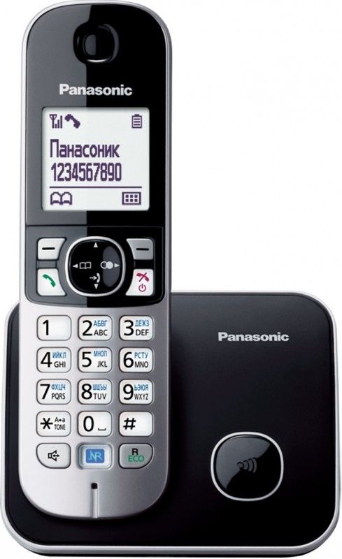 Радіотелефон DECT Panasonic KX-TG6811UAB, Black
