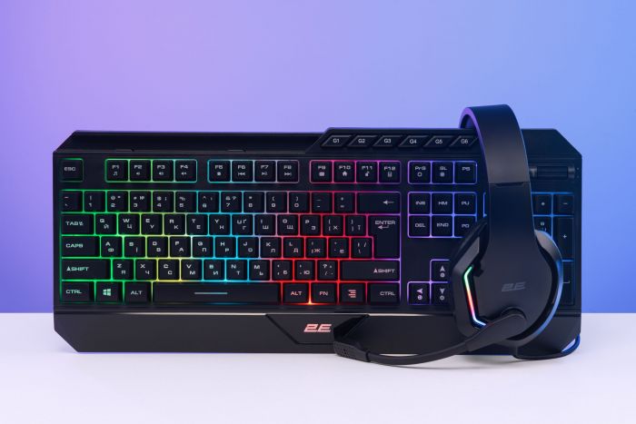 Гарнітура 2E GAMING HG315 RGB USB 7.1 Black