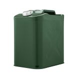 Каністра 2E паливна вертикальна 30л метал 0.8мм, 3.3кг, зелений