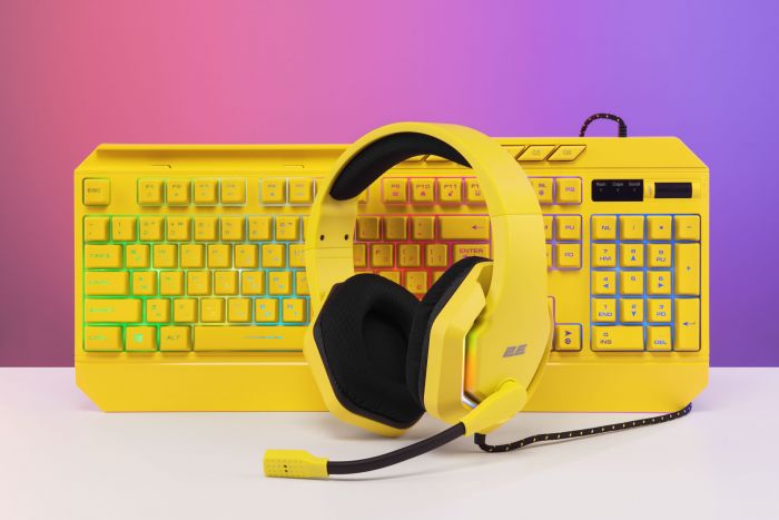 Клавіатура 2E GAMING KG315 RGB USB Yellow Ukr