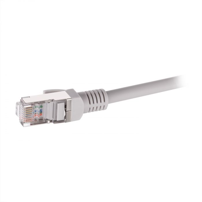 Патч-корд 2E САТ 6, FTP, 2м, 26AWG, RJ45, 7/0.16, Cu, LSZH, сірий